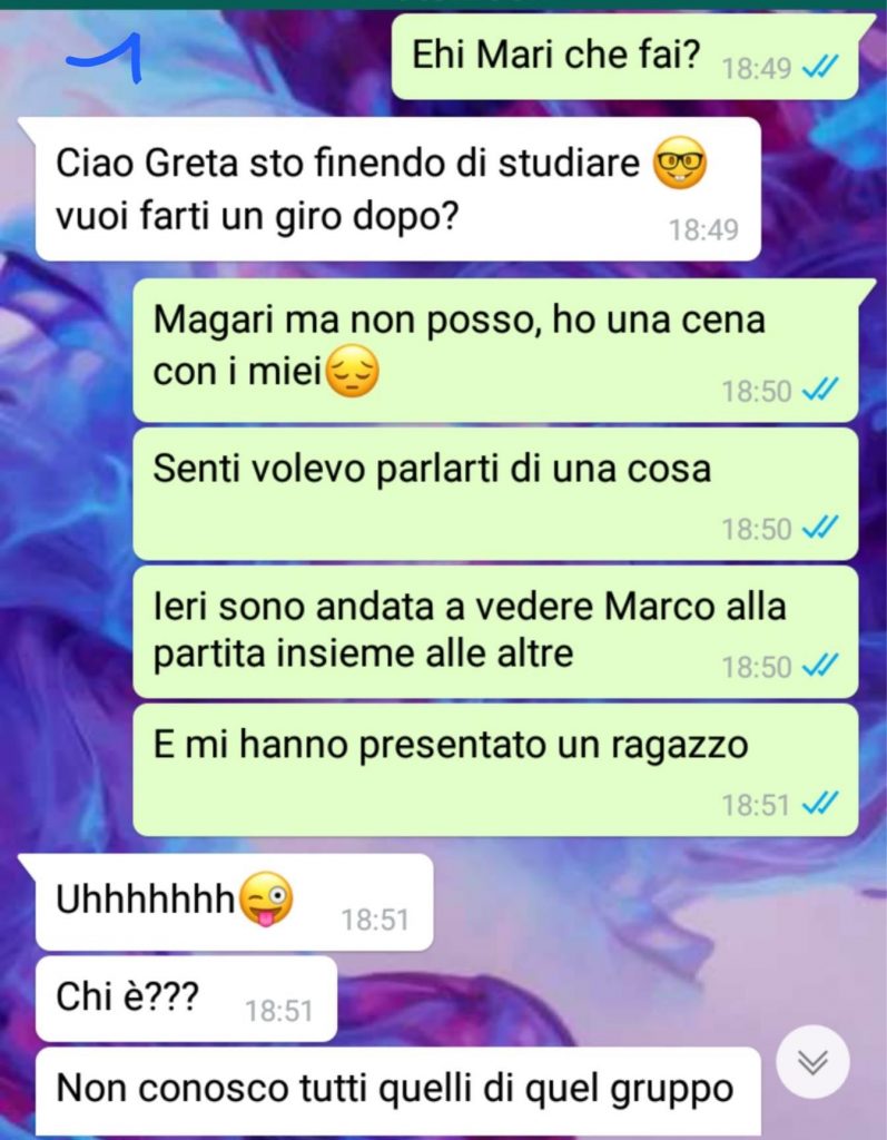 Amore In Chat Canzone
