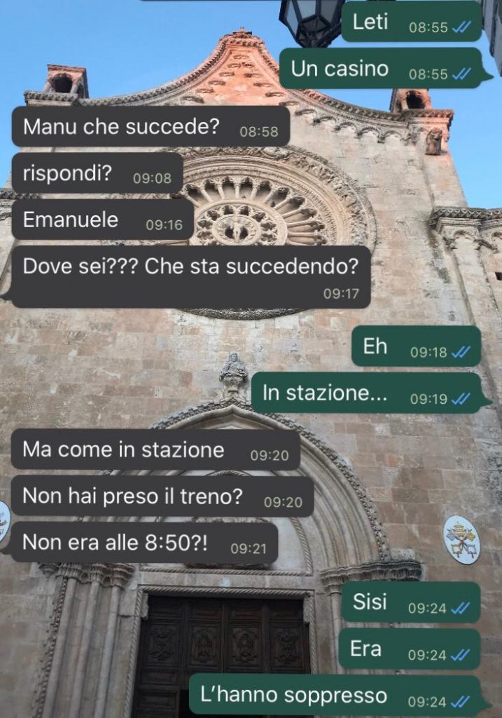 Treno soppresso SpunteBluSpunteBlu