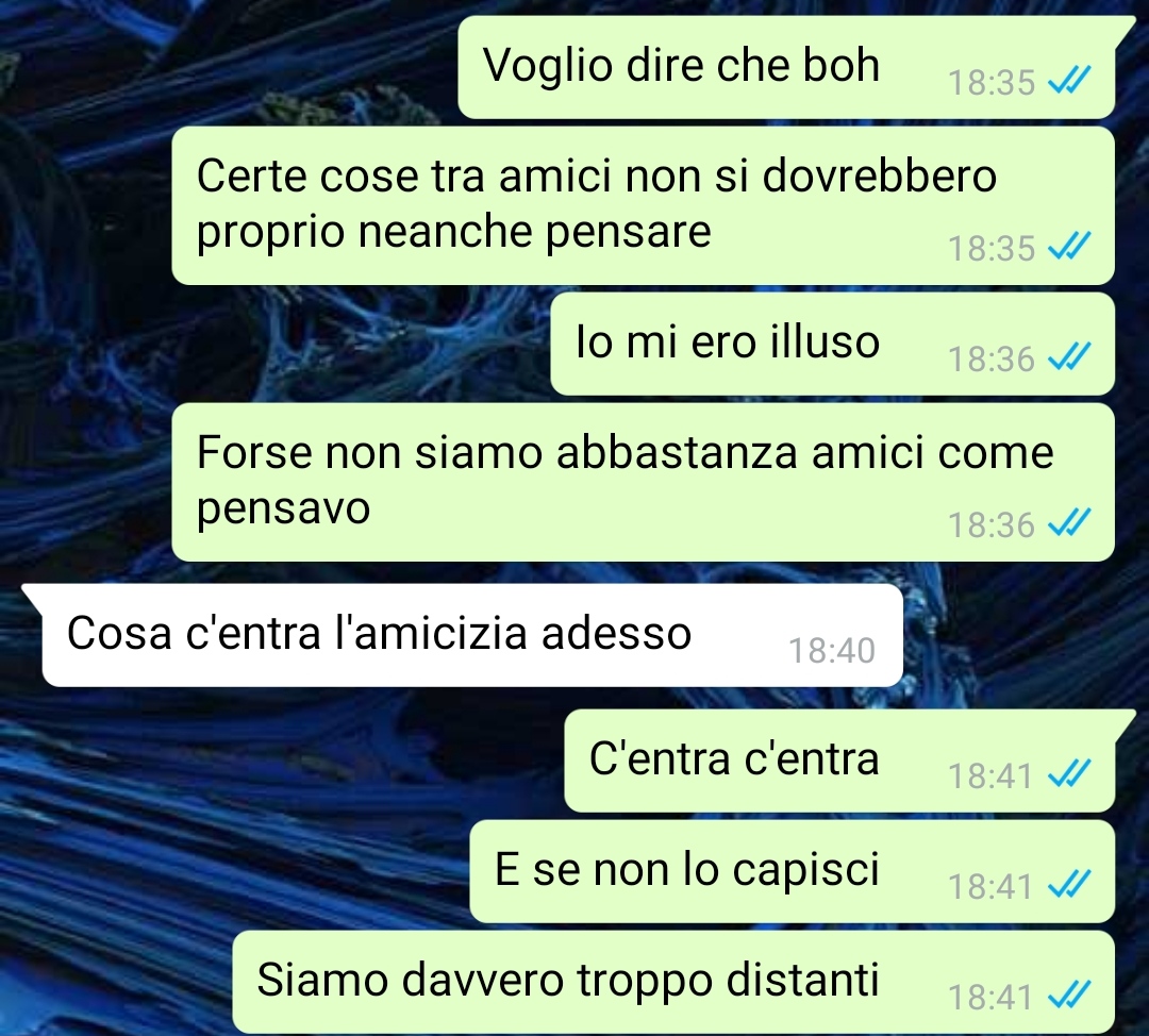 L'amicizia non è per sempre - SpunteBluSpunteBlu