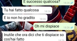 La reazione sbagliata