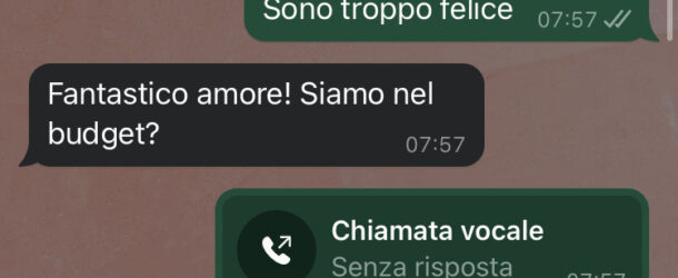 Il preventivo di matrimonio