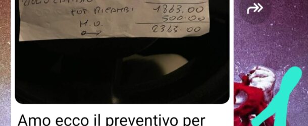 Il conto del meccanico