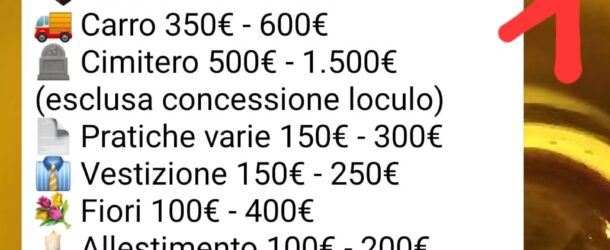 Il funerale di papà