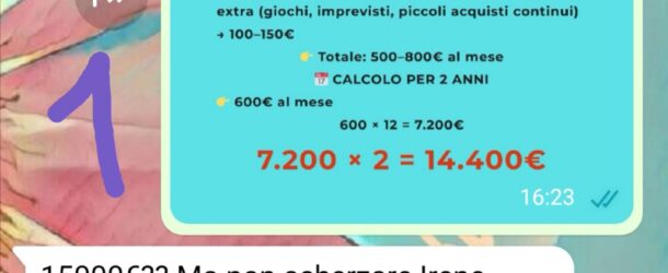 Per i primi due anni