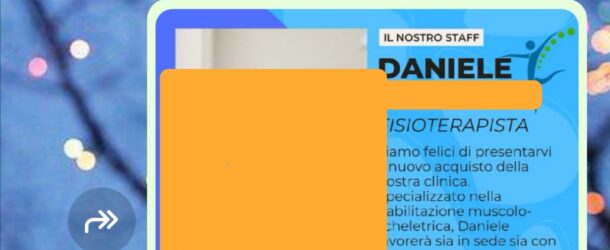 Benvenuto nello staff