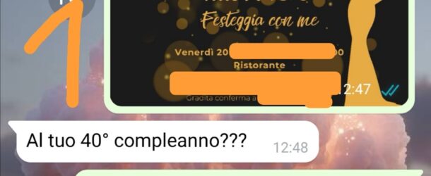 L’invito al quarantesimo