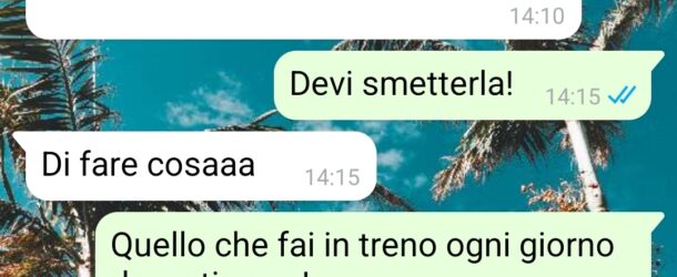 Il problema del collega in treno