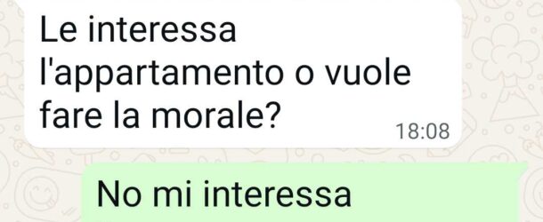 Alla ricerca di un appartamento