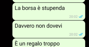 Regalo riciclato male