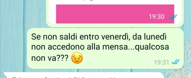 La mensa della scuola