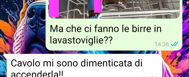 Birra in lavastoviglie