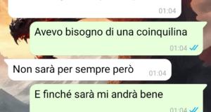 Una coinquilina viziata