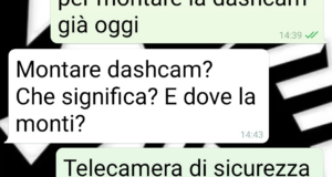 Dashcam di controllo