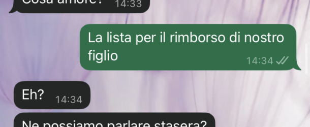 Rimborso figlio