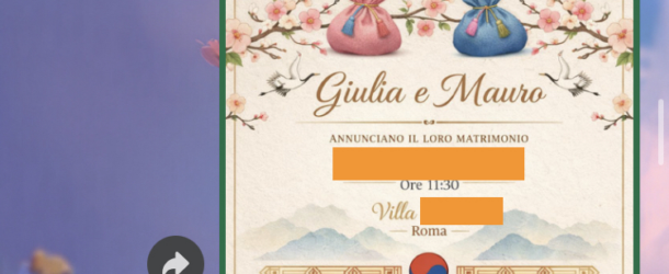 Matrimonio alla coreana