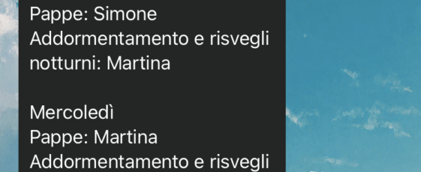Turni per il neonato