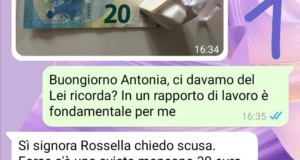 La signora delle pulizie