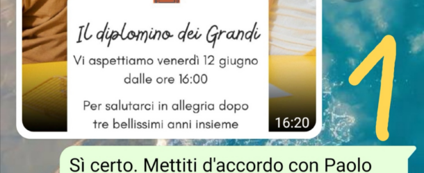 Il diplomino dell’asilo