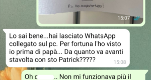 Il biglietto sulla porta