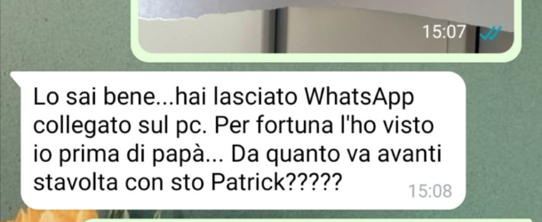 Il biglietto sulla porta