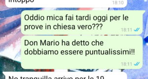 Un piccolo intoppo