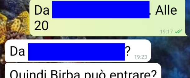 Anniversario con Birba