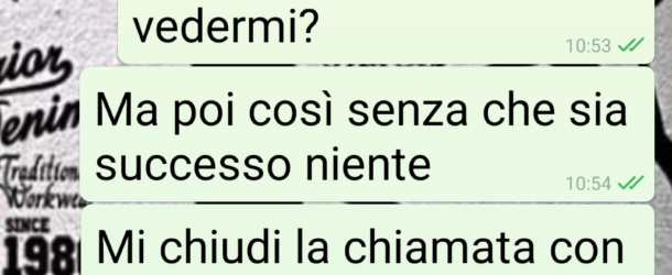 Miriam mi ha lasciato