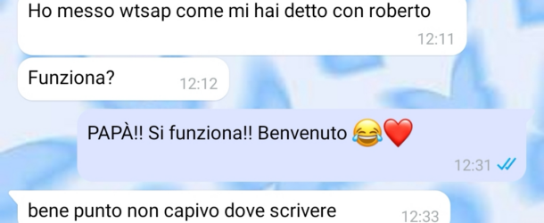 Papà e Whatsapp