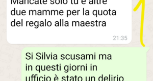 Il regalo della maestra d’oro