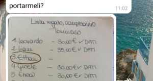 La lista del compleanno