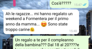 La sua prima candelina