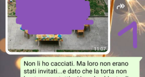 La festa in cortile