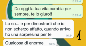 La sorpresa viene in treno