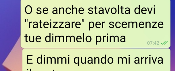 Il mantenimento