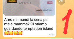 La cena offerta