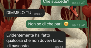 Un gesto fatto di nascosto