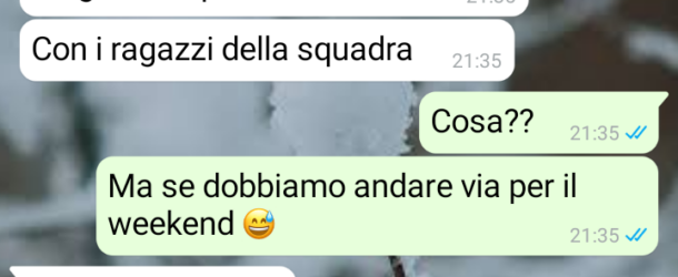 Weekend annullato