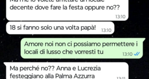 Il 18esimo di mia figlia