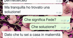In maternità mentre faccio nulla