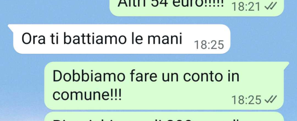 Il conto in comune