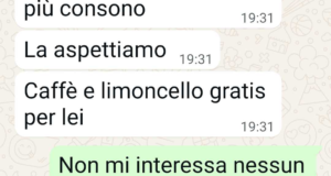 La strana regola di una pizzeria