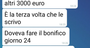 Conto da saldare