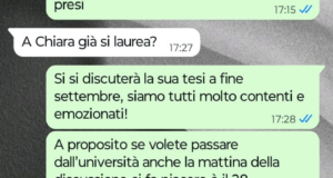 Mia figlia si laurea