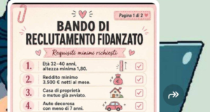 Il bando per il nuovo fidanzato