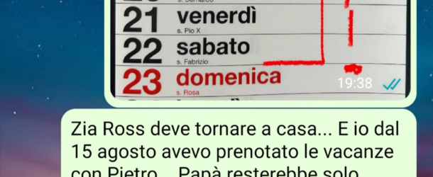 Aiuto cercasi per Ferragosto