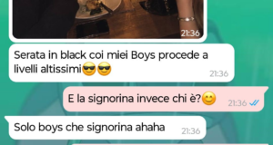 Serata solo uomini