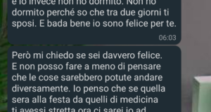 Il messaggio alle 6 del mattino