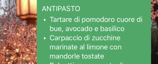 Menu di matrimonio