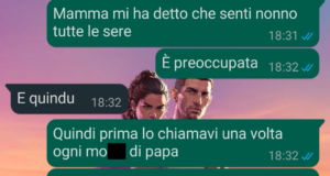 Telefonata con nonno