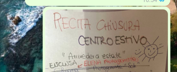 La recita del centro estivo